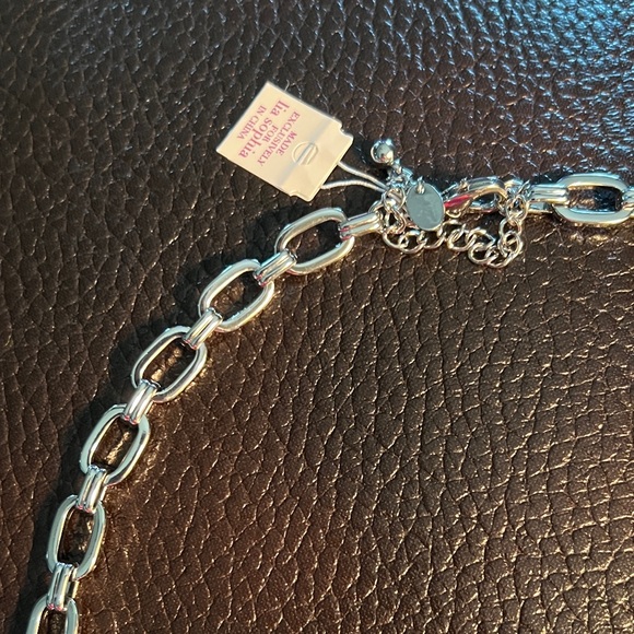 3/$18 Lia Sophia Chic Tortoiseshell and Silver Necklace Lot 2075 - Picture 5 of 6